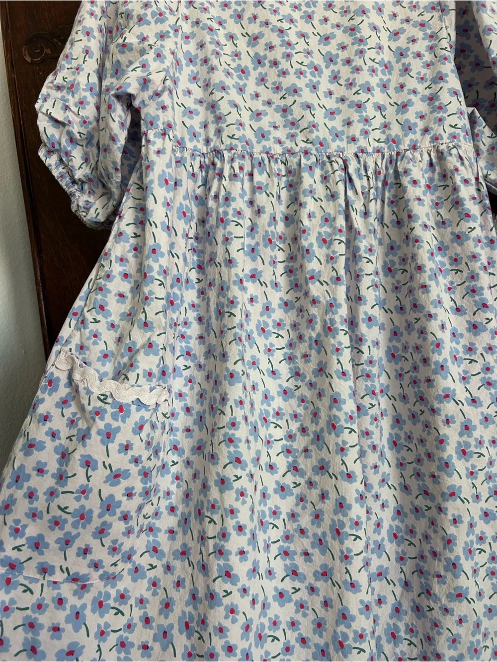 Damson Madder Greta ditsy midi dress - Picture 5 of 9